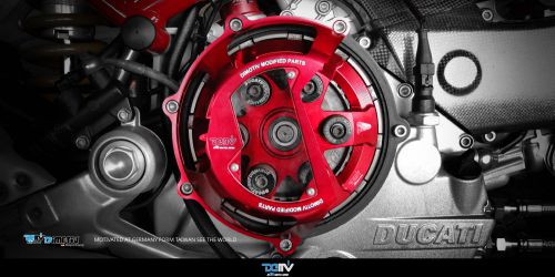 Dimotiv dry half clutch cover for ducati 748 749 999 1098, monster and more