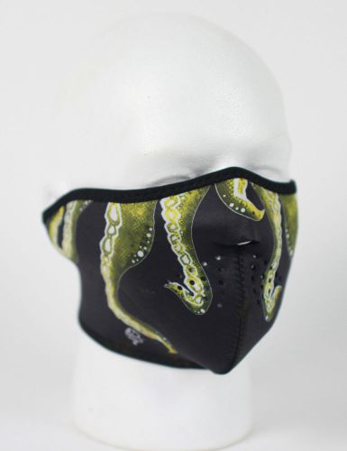 Face mask - 1/2 davey jones snowmobile/motorcycle helmet face mask