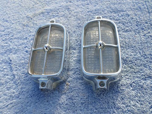 1967 oldsmobile delta 88 parking lights lens &amp; bezel guide pair