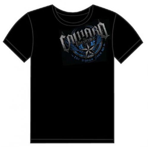 Camaro star black short sleeve t-shirt 100% cotton large