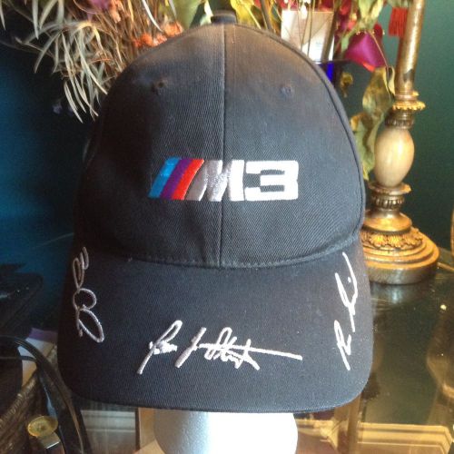 Bmw m3 ptg team signature all black  hat  collectable by bmw lifestyle