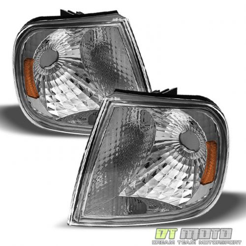97-03 f150 expedition clear corner signal lights left+right direct replacement