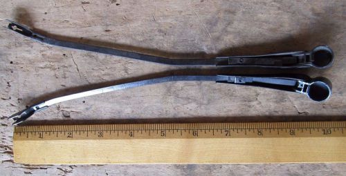 Nos 1930&#039;s 1940&#039;s mopar  dodge plymouth windshield wiper arm pair black 10&#034;