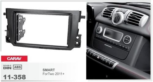 Carav 11-358 2din car radio dash kit panel for smart fortwo 2011+