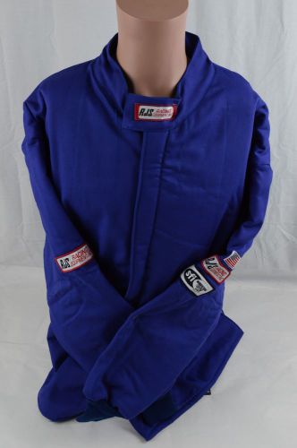 Rjs racing adult sfi 3-2a/5 classic fire suit jacket blue size 4x