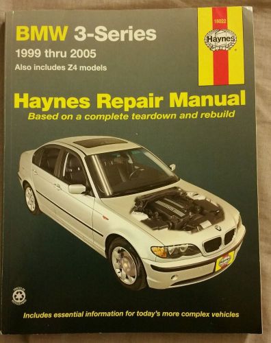 Bmw 3 series e46 haynes repair manual 1999 2000 01 02 03 04 05
