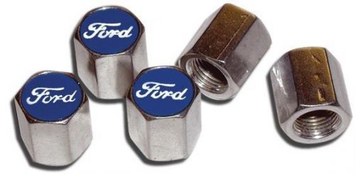 Tire valve stem caps - ford® script - universal application