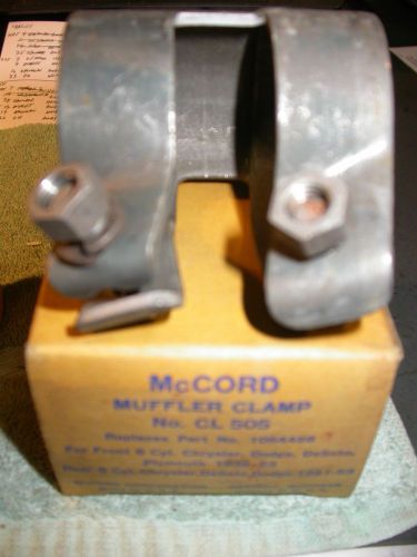 Vintage mccord cl 505 1064458 muffler clamp chrysler dodge plymouth desoto 36-53