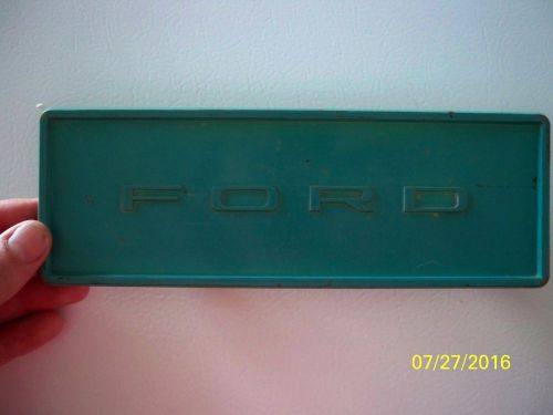 Extremely rare 1967 ford pickup truck radio delete plate c7tb-8104371-aw