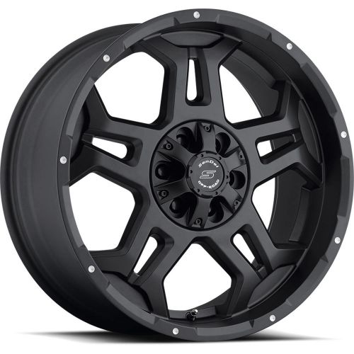 17x9 black sendel stealth 5x4.5 &amp; 5x5 +10 rims torque mt 35 tires