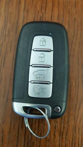 Oem hyundai smart key / keyless entry remote 4 button key fob 2013 tyson