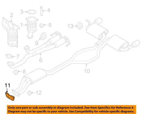 Ford oem exhaust-muffler &amp; pipe gasket bt4z9450a