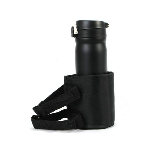 Black nylon roll bar water drink cup holder bag straps for wrangler cj yj tj jk