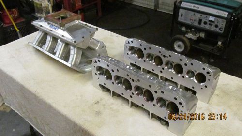 Chevy race top end heads and manfoild