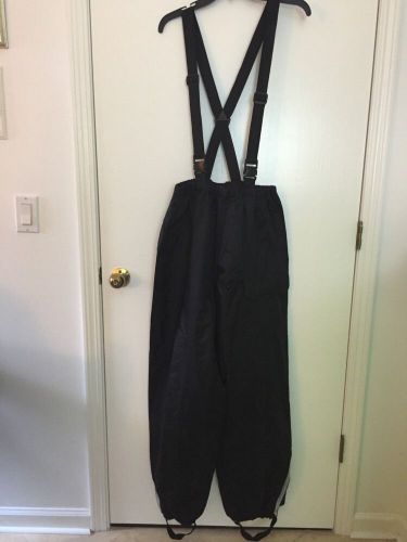 Tour master riding apparel black overalls unisex pants size large