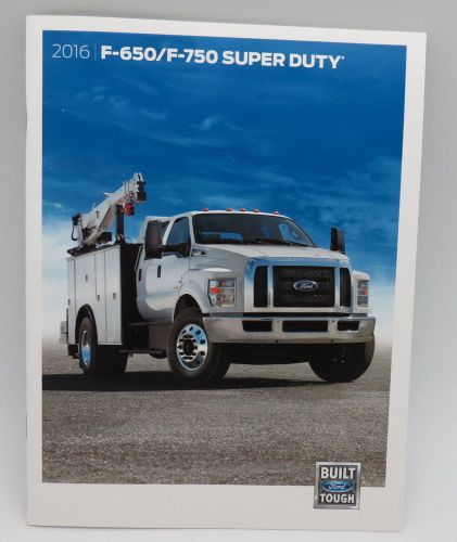 2016 ford f-650 f-750 super duty brochure