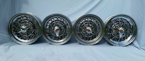 Buick kelsey hayes wire wheels 54 55 56 57 58 rims rat rod special century super