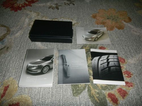 2013 lincoln mks owners manual set + free shipping