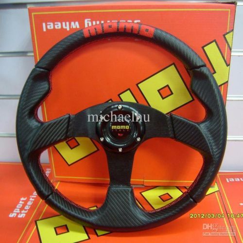 Racing steering wheel - carbon fiber - momo