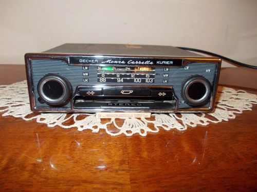 Vintage becker monza cassette kurier &lt;&lt;classic car radio&gt;&gt;mercedes,porsche,bmw
