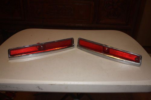 Original 1974 cadillac side marker running brake tail lights