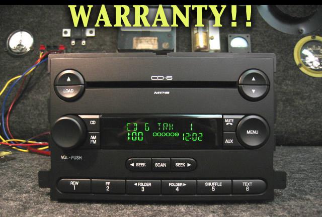 Ford 6 cd disc mp3 changer radio f150 mustang explorer edge expedition 06 07 08