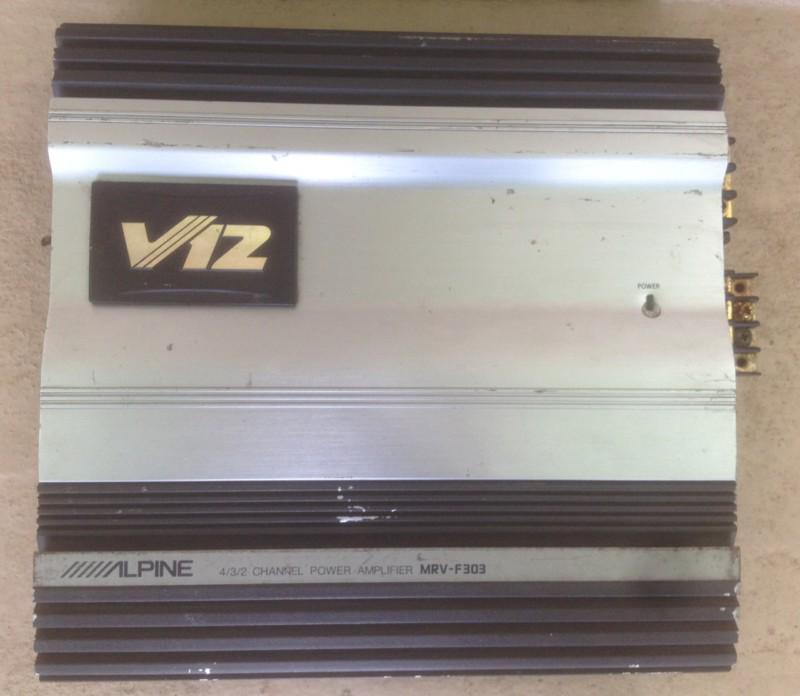 Alpine v12 mrv-f303 4 / 3 / 2 channel amplifier