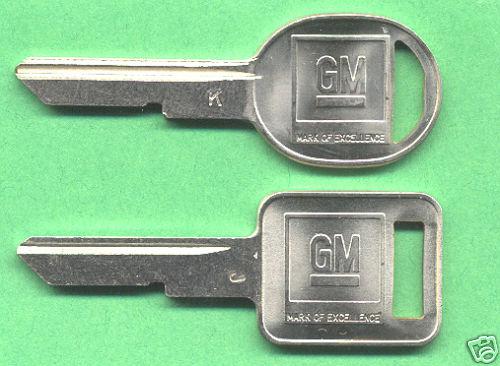 Gm 1970 oldsmobile 442  ,88 ,98 & dynamic    key blanks