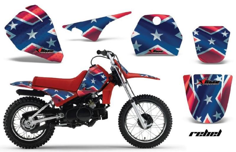 Amr racing graphic kit yamaha pw80 96-06 rebel decal sticker close out!