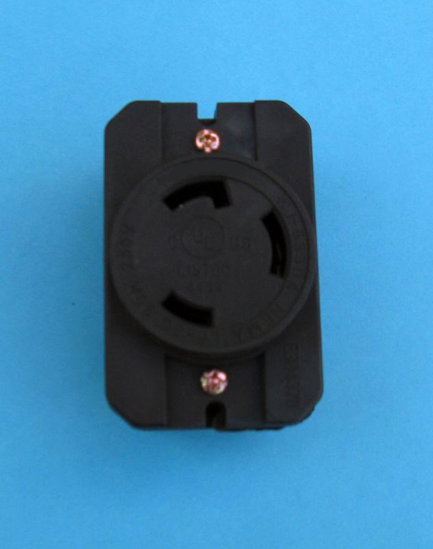 Nema l6-30r twist locking socket receptacle 30a 250v ul listed mounting bolts