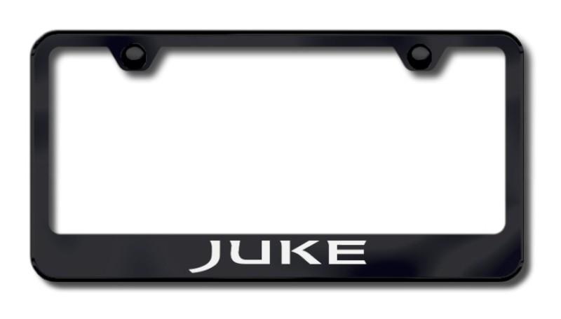 Nissan juke laser etched license plate frame-black made in usa genuine