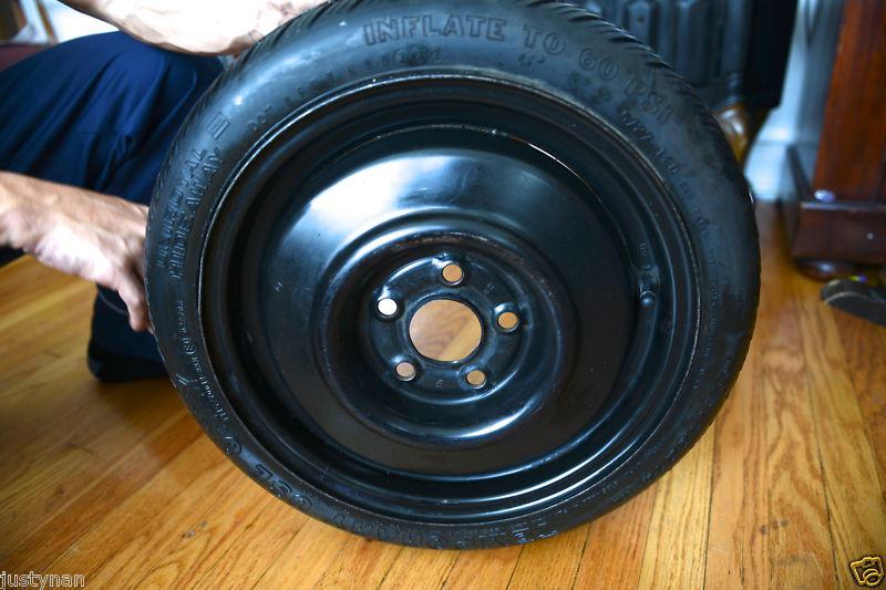 Uniroyal 5 bolt spare tire temporary hideaway t115/70d14 donut toyota chevy