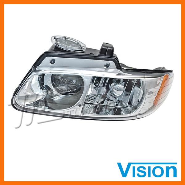 96-99 chrysler town country/plymouth grand voyager driver lh head light lamp new