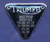 Triumph bonneville hat pin lapel pin tie tac badge #2227