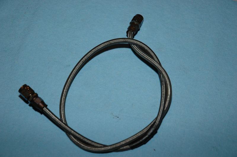 Dragbike kz gs steel braided brake line 30" drag bike kawasaki suzuki hayabusa