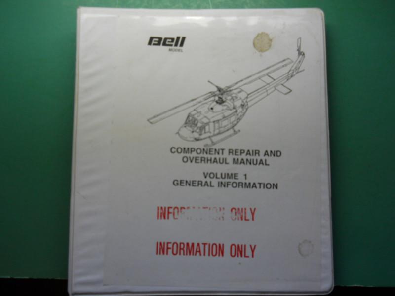 Bell helicopter longranger 1v product data manual & microfish packet