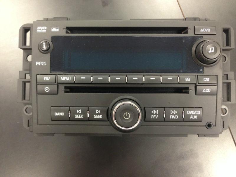 2007-2010 chevrolet tahoe radio - with usb, aux, dvd, cd - great condition!