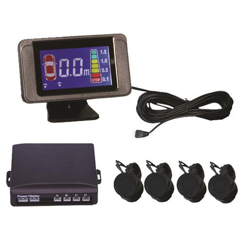 New! car distance detection system - parking sensor kit with color lcd monitor