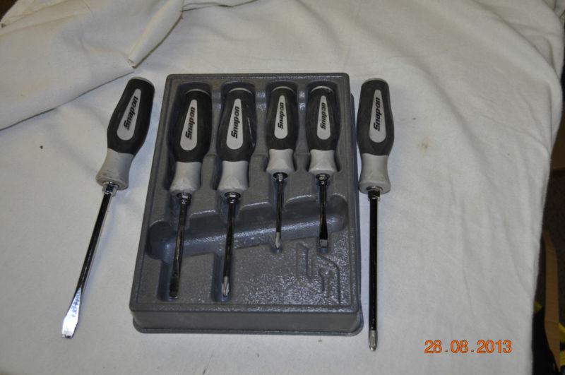Snap-on screwdriver set 6pc  cushion grip  90th anniversary