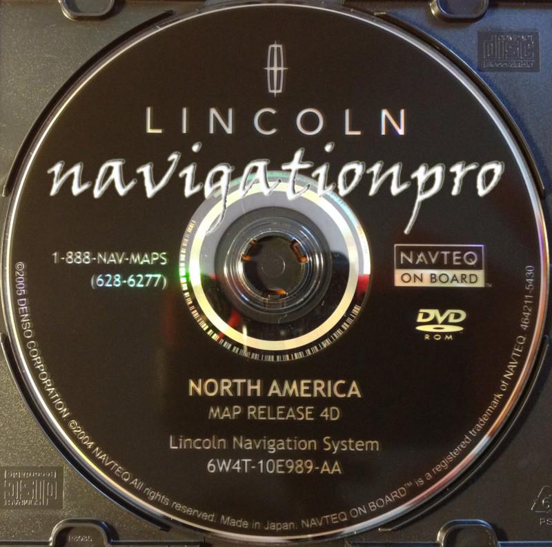 2003-2006 lincoln navigator aviator ls town car navigation dvd 4d version 2006
