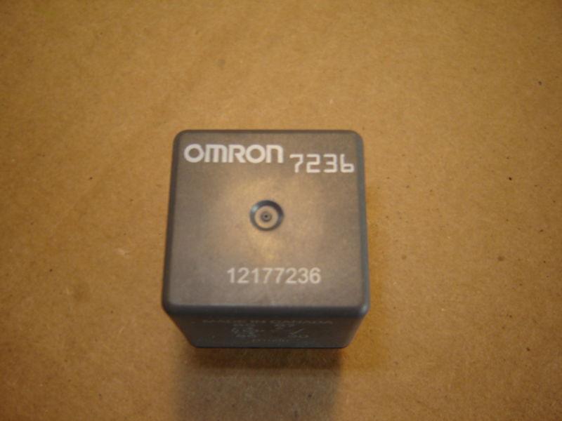 Omron 7236 gray 4 pin multi purpose relay part# 12177236 gm, chevrolet vehicles