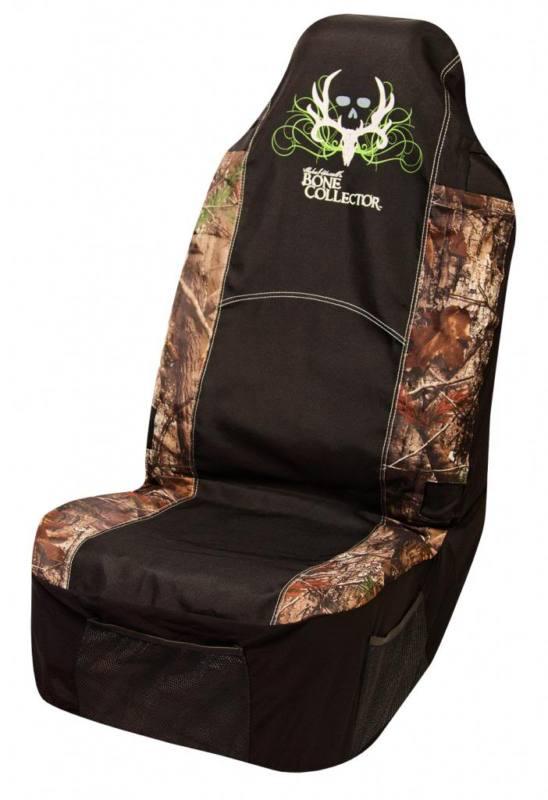 Bone collector universal camouflage bucket seat cover, in realtree ap camo
