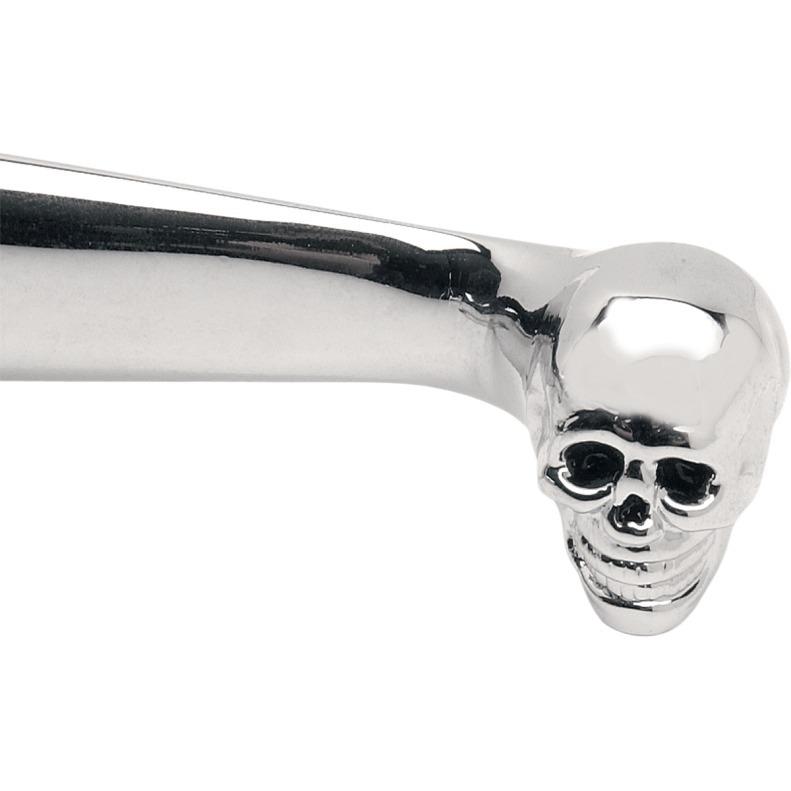 Chrome custom skull hand levers set for 1984-1995 harley davidson sportster xl