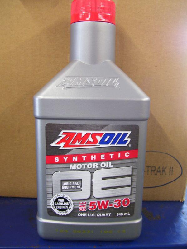 Full case of synthetic oe motor oil sae 5w-30, for ford, chysler, honda, amsoil