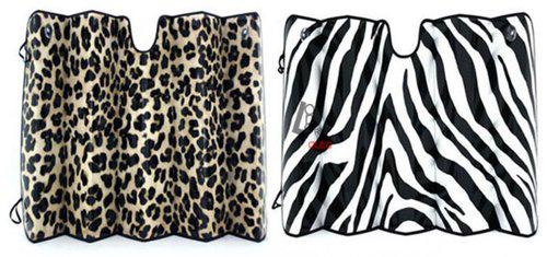 Front sun visor car autopart leopard and zebra for choose free shipping new