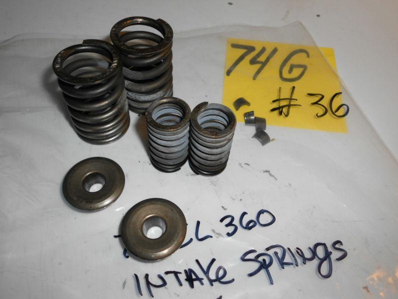 1975 honda cl360  intake valve springs & keepers