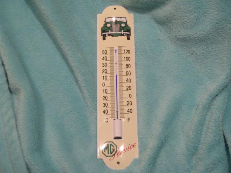 Mg t series  porcelain wall service thermometer sign man cave garage