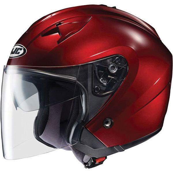 Wine xl hjc is-33 metallic open face helmet