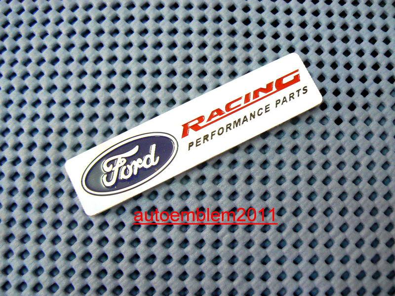 #37 ford racing metal emblem badge sticker mustang e-350 f-450 lip trunk kit