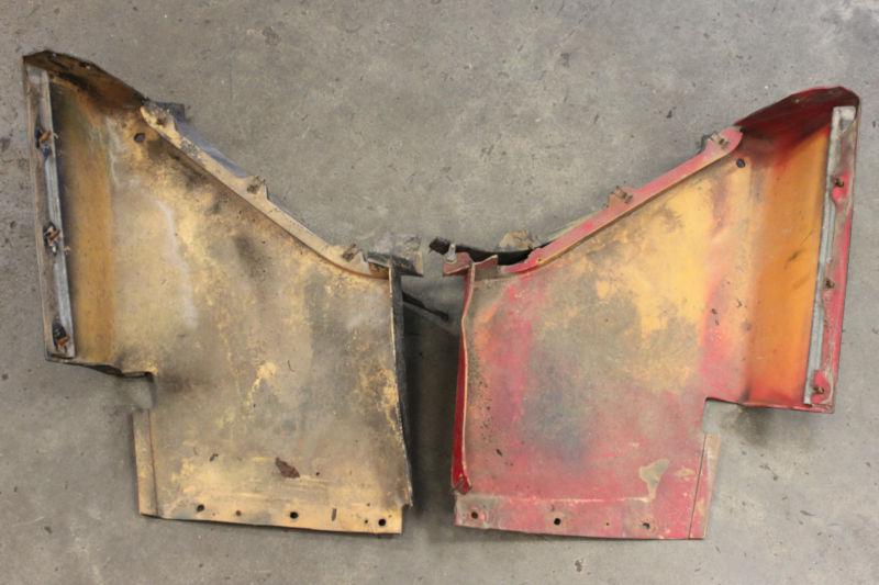 85-90 trans am gta front bumper fender ground effects pair used